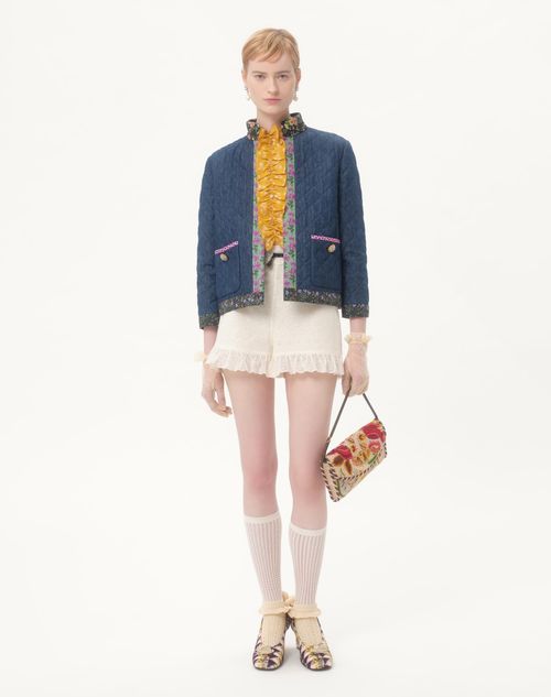 Valentino - Chambray Denim Jacket - Blue - Woman - Denim