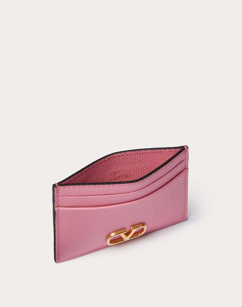 VALENTINO GARAVANI VLOGO textured-leather wallet