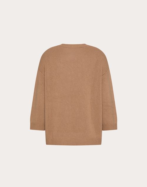 Valentino - Cashmere Sweater - Camel - Woman - Knitwear
