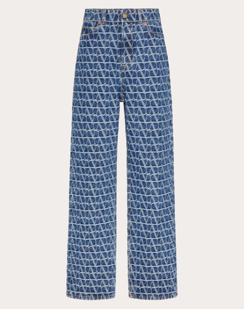 Valentino - Toile Iconographe Denim Trousers - Denim - Woman - Gifts For Her