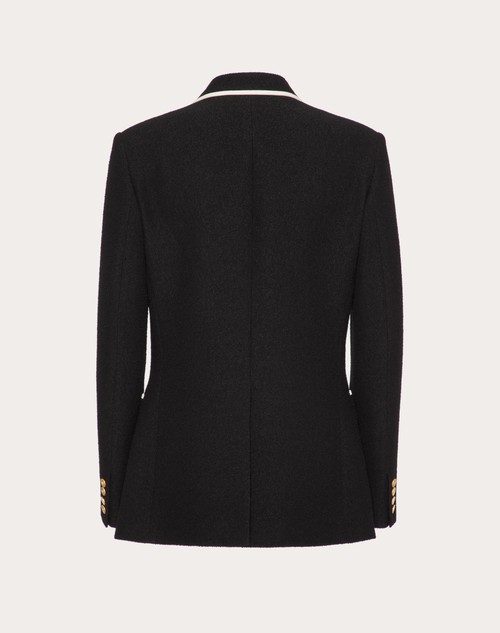 Valentino VGOLD double-breasted blazer - Blue