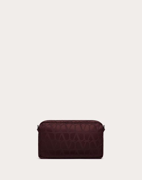 Valentino Garavani And Porter Shoulder Bag for Man in Black Valentino Garavani And Porter Shoulder Bag for Man in Black