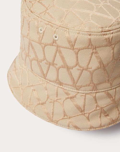 Valentino Garavani - Toile Iconographe Cotton Bucket Hat - Beige - Man - Gifts For Him