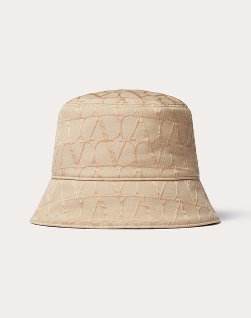 Burberry Monogram Print Bucket Hat Brown