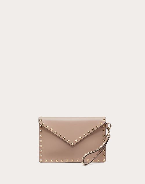 Valentino Garavani Rockstud Calfskin Pouch