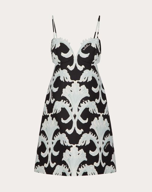 Valentino - Crepe Couture Metamorphos Wall Dress - Black/ivory - Woman - Woman Ready To Wear Sale