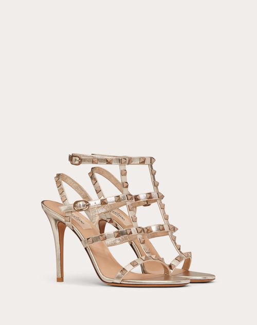 Valentino gold studded discount shoes