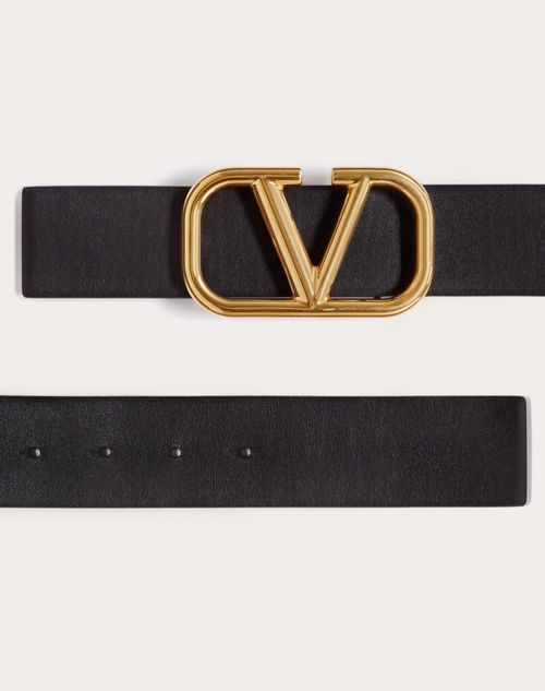 VLOGO SIGNATURE CALFSKIN BELT 40 MM