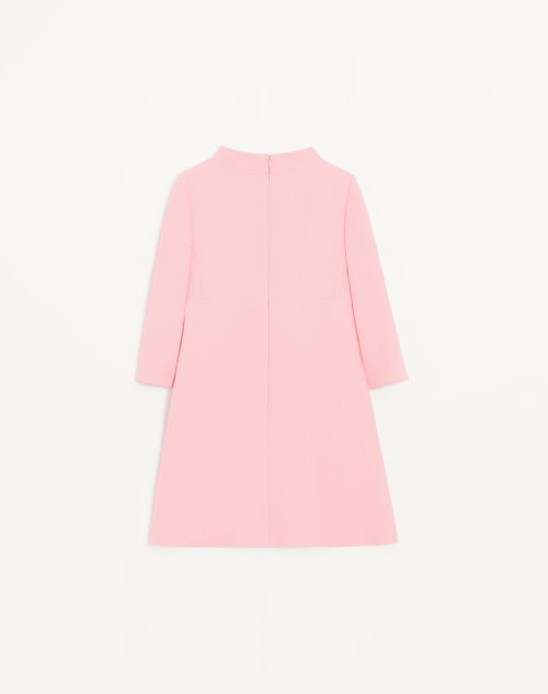 Valentino - Crepe Couture Short Dress - Light Pink - Woman - Dresses