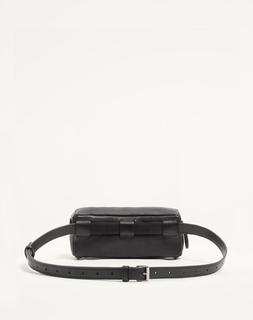 Valentino Garavani - Riñonera Valentino Garavani Rockstud De Cuero De Becerro - Negro - Hombre - Riñoneras
