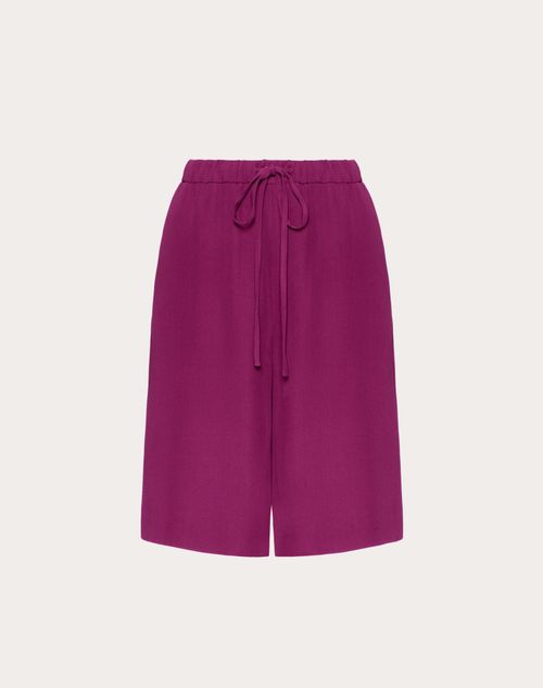 Valentino - Cady Couture Bermuda Shorts - Purple - Woman - Shelve - Pap Tema 2