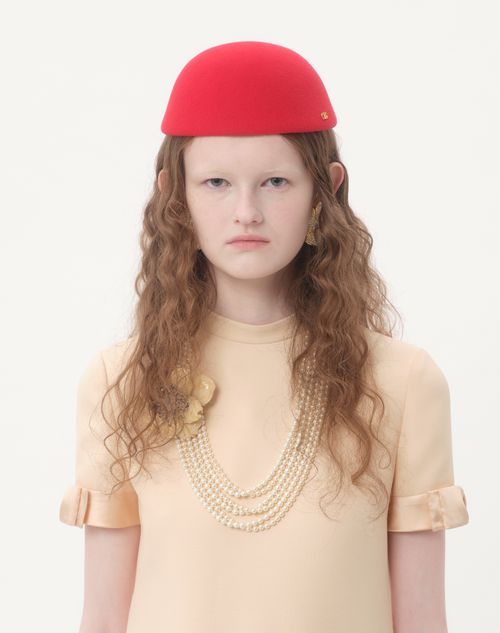 Valentino - Crepe Couture Short Dress - Birch - Woman - Dresses