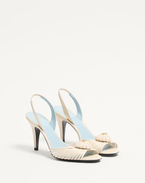 Valentino Garavani - Sandal Royal In Kidskin 85mm - Butter - Woman - Sandals