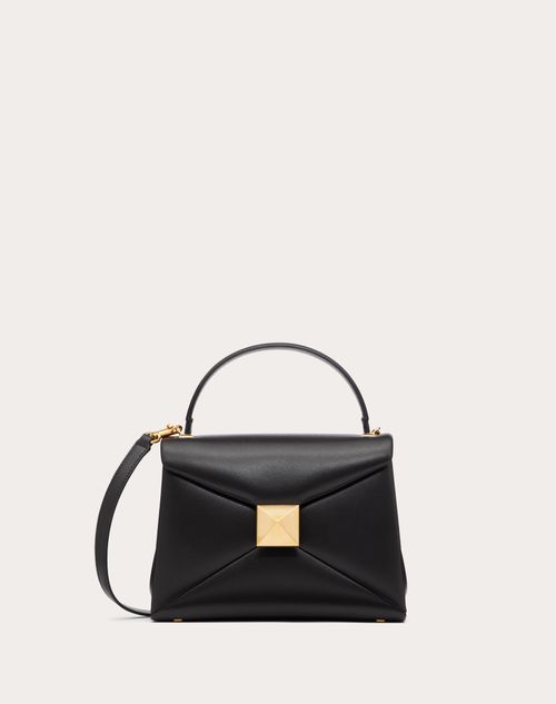 Small One Stud Handbag Nappa Leather for Woman in Black | SA