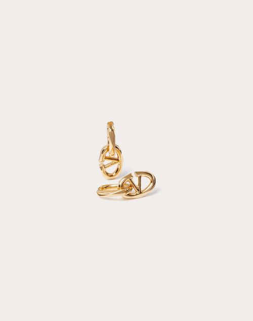 Valentino Garavani - Vlogo Boldies Metal Earrings - Gold - Woman - Jewelry