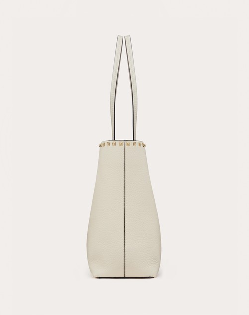 Valentino Garavani Rockstud leather shoulder bag - White