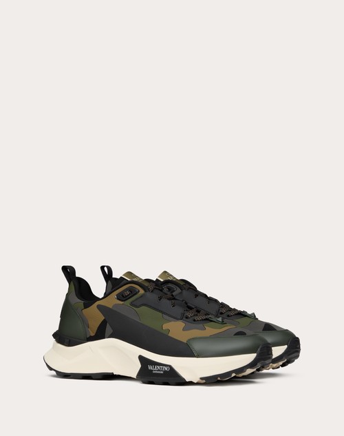 basket valentino homme camouflage