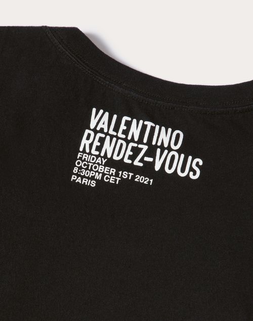 ヴァレンティノ アーカイブ 1971 プリント ジャージー Tシャツ