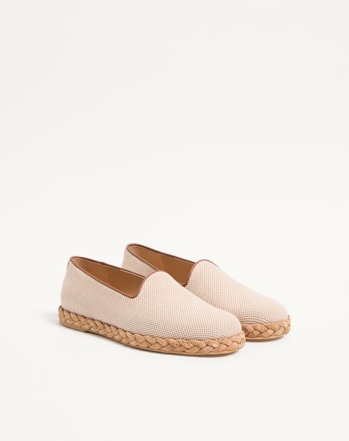Valentino Garavani - Palm Avenue Canvas Espadrilles - Natural - Man - Man Shoes Private Promotions