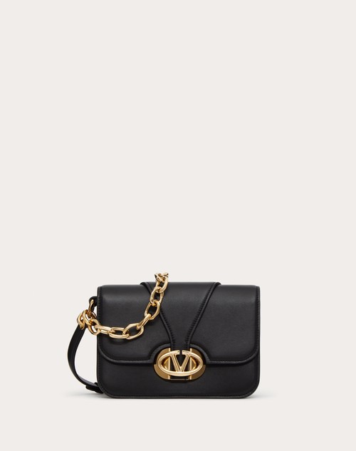 Small Leather Shoulder Bag W/chain