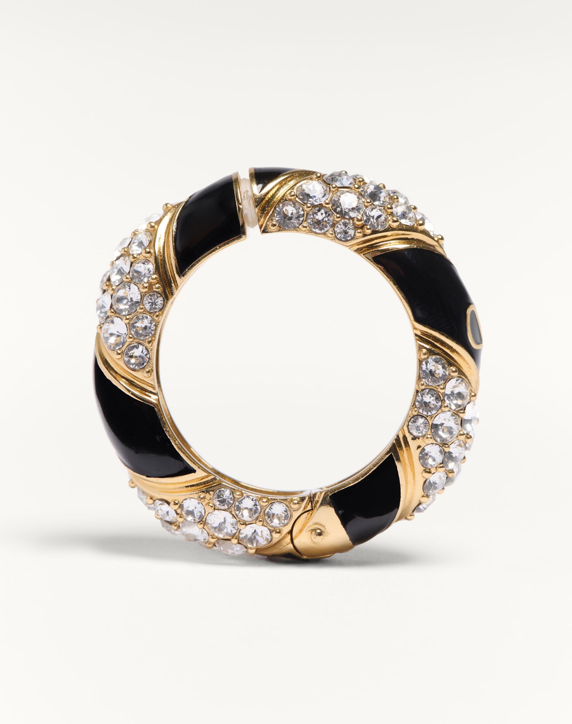 VALENTINO GARAVANI パ プリュス メタル クリスタル ピアス パ プリュス メタル X エナメル X パール X スワロフスキー