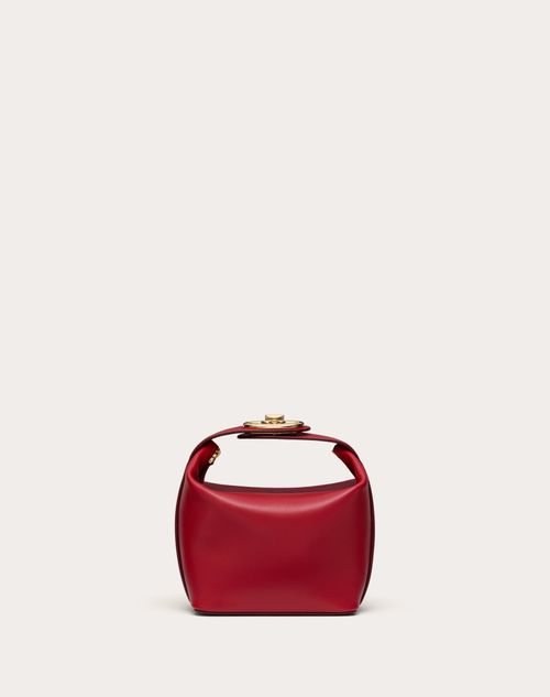 Valentino Garavani - Vlogo The Bold Edition Mini Nappa Handbag - Rosso Valentino - Woman - Shelf - W Bags - Vlogo Soft