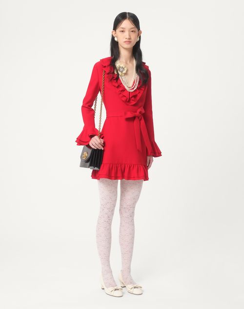 Valentino - Crepe Couture Short Dress - Paris - Woman - Dresses