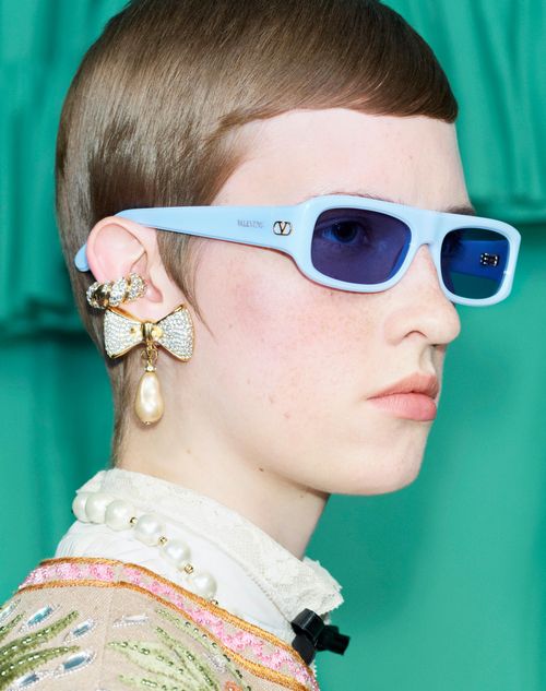 Valentino Garavani - San Fin Metal Earrings With Swarovski® Crystals And Pearls - Gold - Woman - Fashion Jewelry