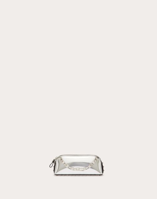 Bottega Veneta Mini Pouch clutch for Women - Silver in Kuwait