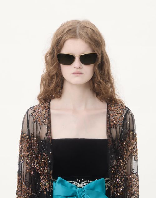 Valentino - Embroidered Point D'espirit Jacket - Black/ivory - Woman - Jackets And Blazers