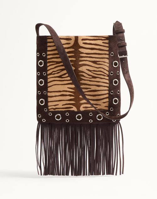 Valentino Garavani Nellcôte Shoulder Bag In Animalier Pony Valentino Garavani Nellcôte Shoulder Bag In Animalier Pony