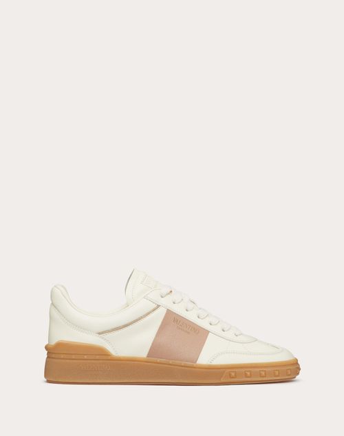 Valentino Garavani - Upvillage Sneaker In Calfskin Leather - Rose Cannelle - Woman - Gifts For Her