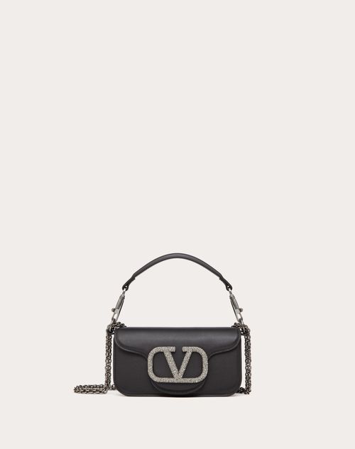 Valentino Garavani Locò Small Shoulder Bag With Jewel Logo Valentino Garavani Locò Small Shoulder Bag With Jewel Logo