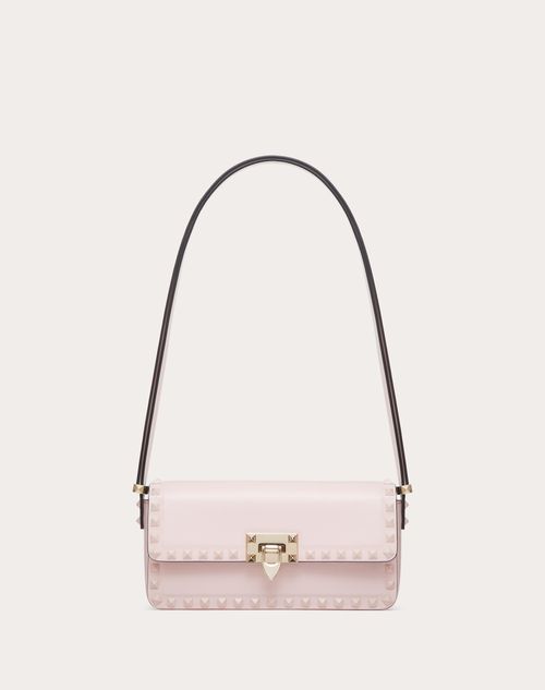Valentino Garavani - Rockstud23 E/w Smooth Calfskin Shoulder Bag - Rose Quartz - Woman - Woman Bags & Accessories Sale