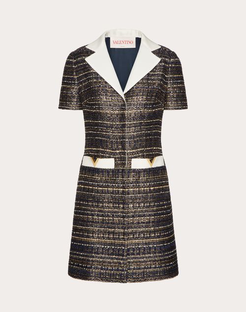 Festive Tweed Dress