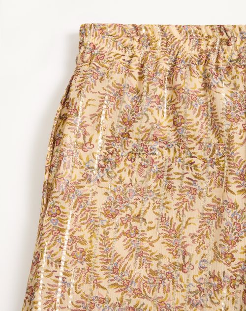 Valentino - Pekin Trousers With Voyage Imaginaire Paisley Print - Multicolor - Woman - Shelf - Wrtw Ss26 Pre - W3