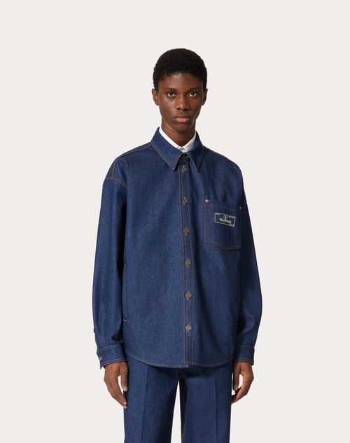 Valentino denim shirt sale