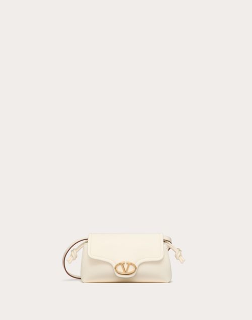 Valentino Garavani - Vlogo 1960 Nappa Leather Mini Bag - Ivory - Woman - Shoulder Bags