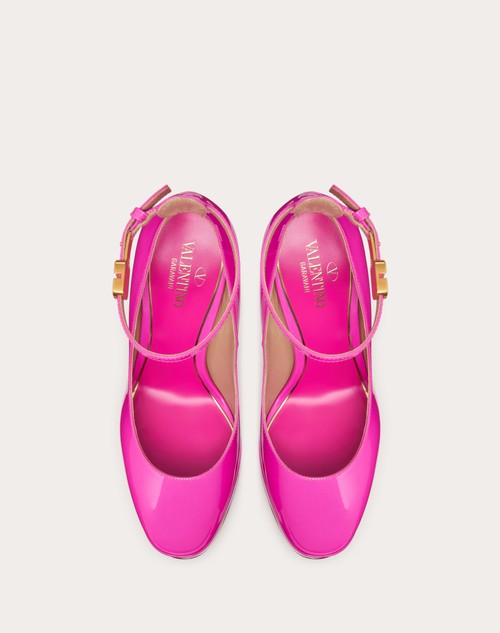 Valentino Garavani Tan-Go 60mm patent-leather pumps - Purple