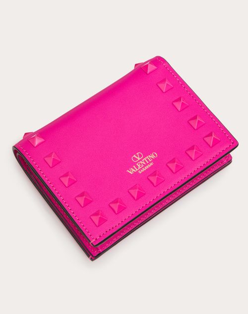Valentino Garavani Women's Small Rockstud Calfskin Wallet