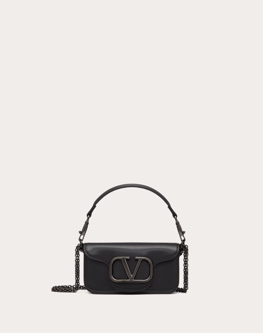 Valentino Handbags Borsa Piccola A Spalla Valentino Garavani Locò In Vitello per Donna in Nero | Valentino IT