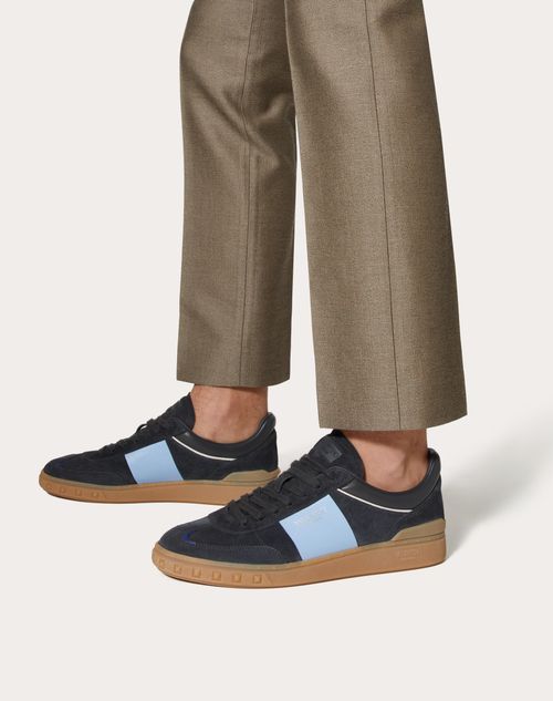 Upvillage Low Top Sneaker In Split Leather And Calfskin Upvillage Low Top Sneaker In Split Leather And Calfskin