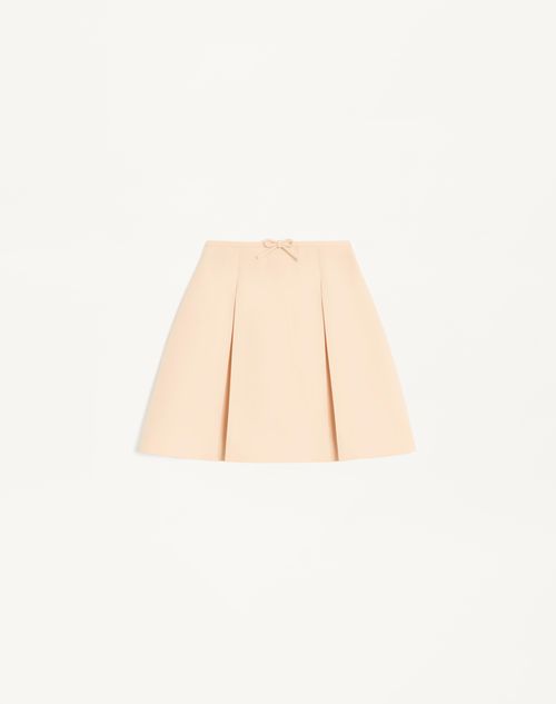 Valentino - Falda Corta De Crepe Couture - Abedul - Mujer - Faldas