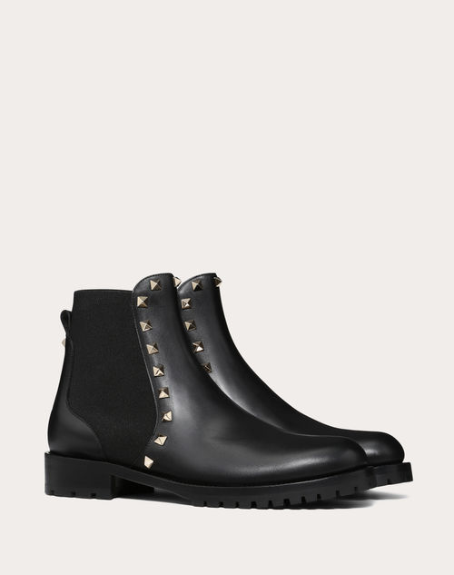 Valentino Garavani - Rockstud Ankle Boot 20 Mm - Black - Woman - Shoes