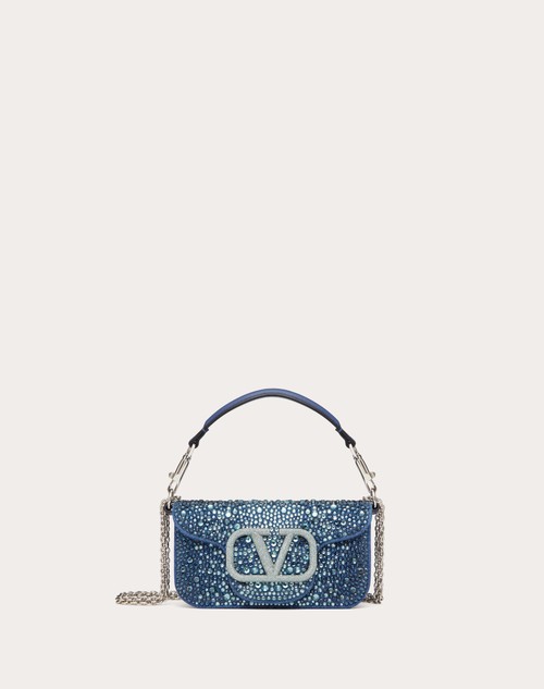 Valentino Garavani Blue Mini Vlogo Signature Bag