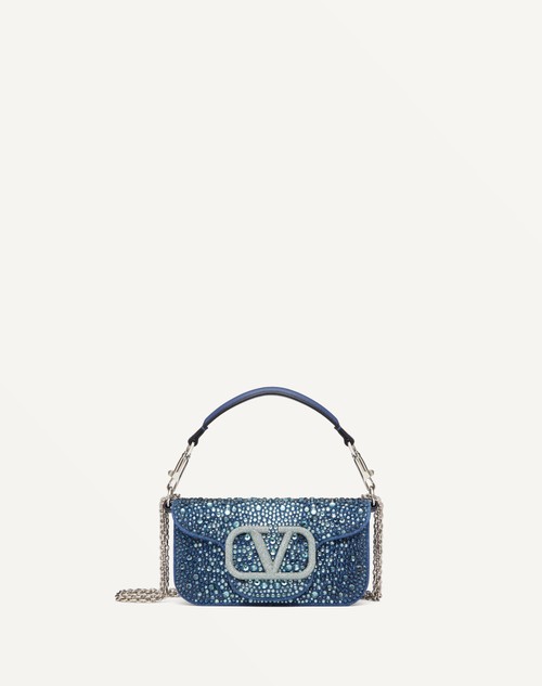 Valentino Garavani Blue Mini Vlogo Signature Bag