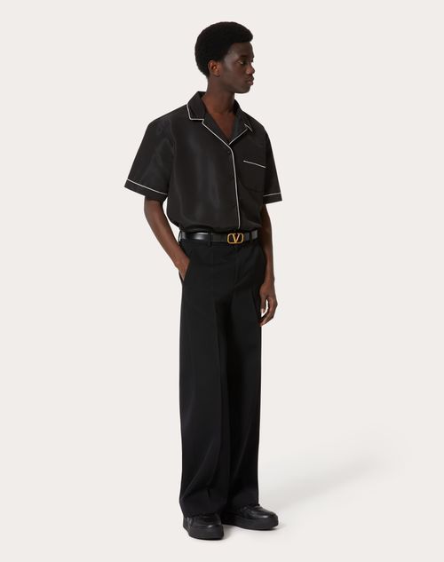 Valentino - Wool Pants - Black - Man - Pants And Shorts