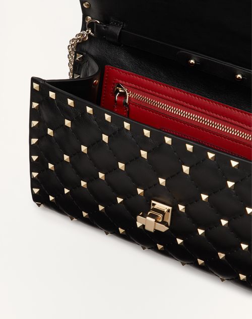 美品 VALENTINO ヴァレンティノ ROCKSTUD Clutch Valentino Garavani Rockstud Leather Clutch Bag | Pink | FARFETCH
