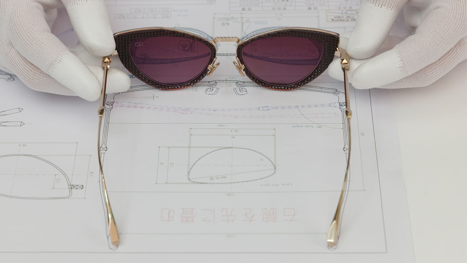 Valentino Bicolor Plastic Glasses (Frames)