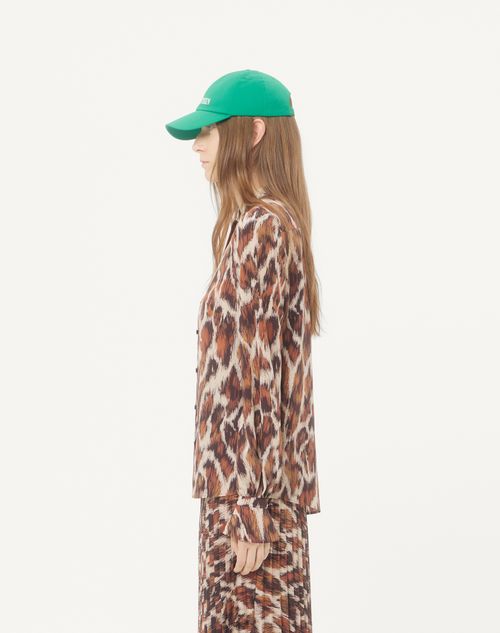 Valentino - Camicia Valentino In Seta Con Stampa Animalier - Animalier - Donna - Camicie E Top